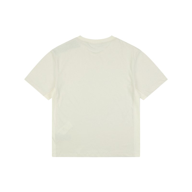 Stone Island Cream Logo Short Sleeve T-Shirt view