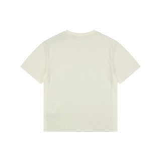 Stone Island Cream Logo Short Sleeve T-Shirt view 4