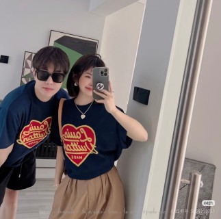 Louis Vuitton Heart Logo Black T-Shirt view 5