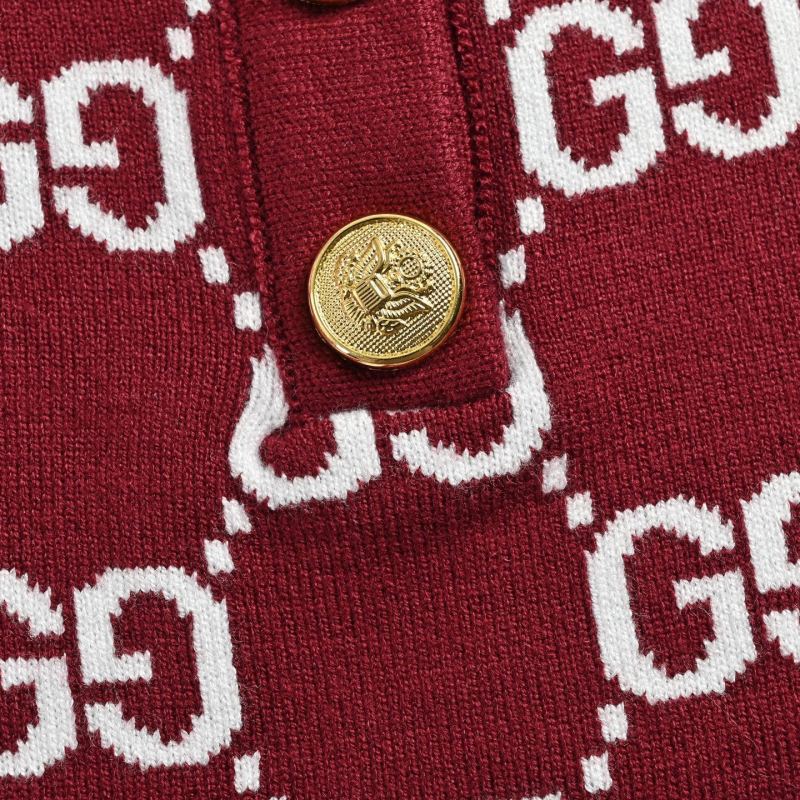 Gucci GG Monogram Burgundy Short Sleeve T-Shirt view