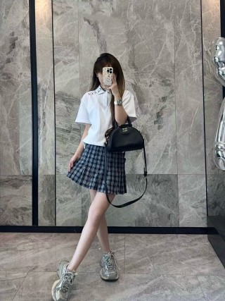 White Classic Short Sleeve T-Shirt view 5