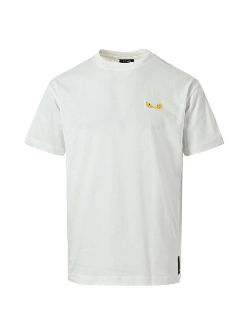 White Oversized Short Sleeve T-Shirt with Small Logo view