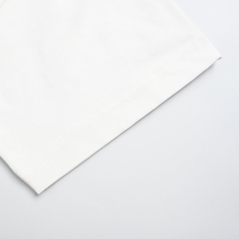 White Oversized Short Sleeve T-Shirt with Small Logo view