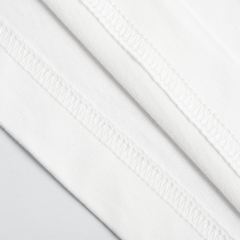 White Oversized Short Sleeve T-Shirt with Small Logo view