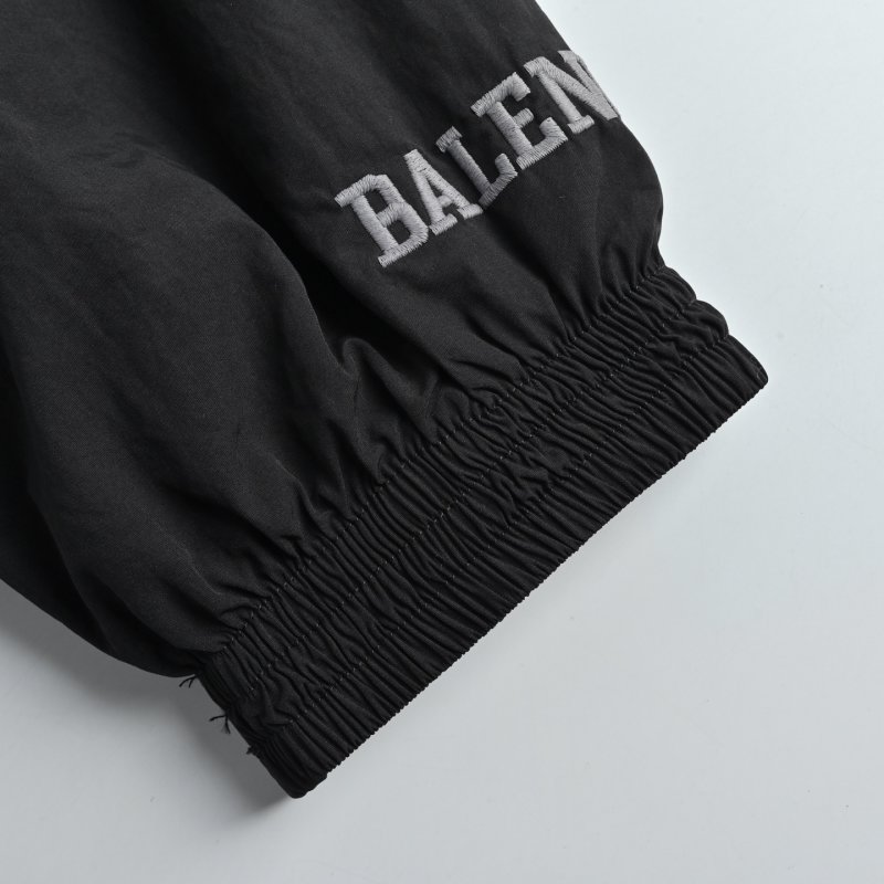 Balenciaga Black Logo Windbreaker Jacket view