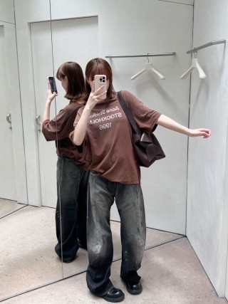 Acne Studios Stockholm 1996 Mauve T-Shirt view 2