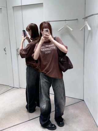 Acne Studios Stockholm 1996 Mauve T-Shirt view 3