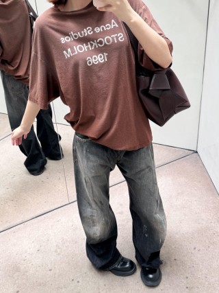 Acne Studios Stockholm 1996 Mauve T-Shirt view 4