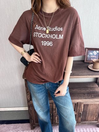 Acne Studios Stockholm 1996 Mauve T-Shirt view 5