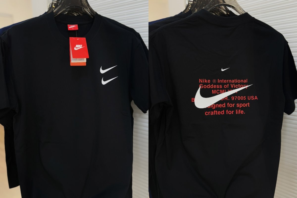 Nike Double Swoosh Black T-Shirt