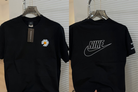 Nike Double Swoosh Black T-Shirt view 3