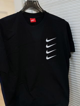 Nike Double Swoosh Black T-Shirt view 7