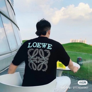 Loewe Anagram Black Short Sleeve T-Shirt