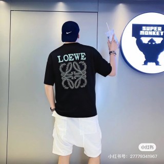 Loewe Anagram Black Short Sleeve T-Shirt view 4