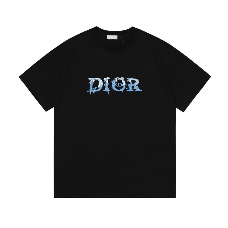 Dior Black Graphic Logo T-Shirt view