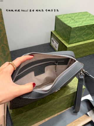 Gucci Ophidia GG Camera Bag - Black view 7