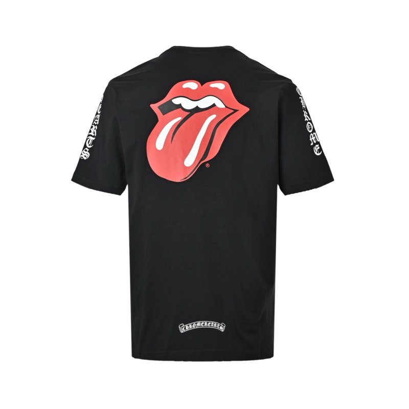 The Rolling Stones Tongue Logo Black T-Shirt view