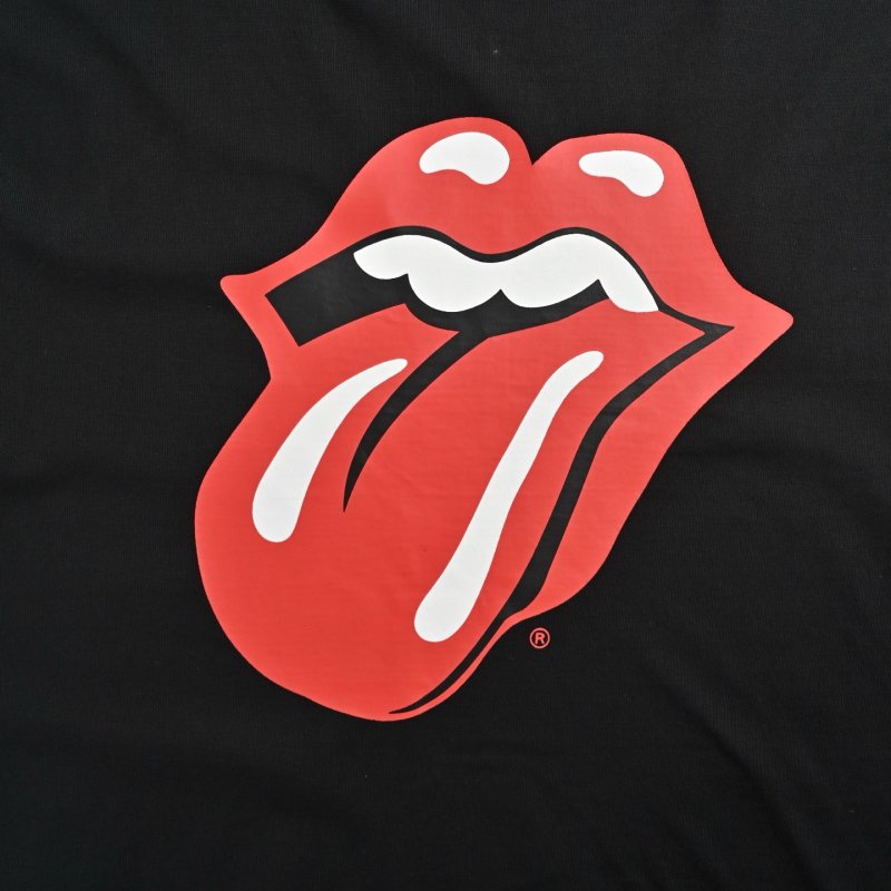 The Rolling Stones Tongue Logo Black T-Shirt view