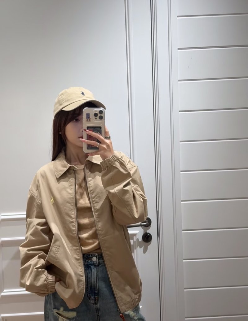 Ralph Lauren Beige Windbreaker Jacket view