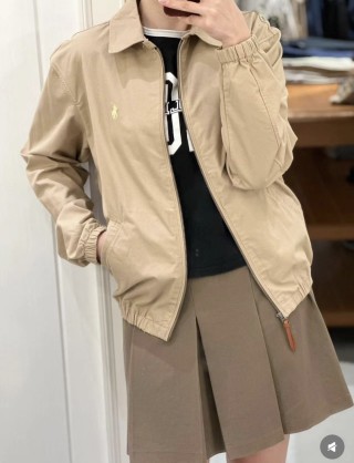 Ralph Lauren Beige Windbreaker Jacket view 7
