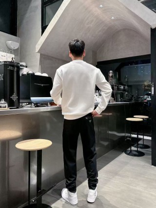 Prada Black Nylon Track Pants view 3