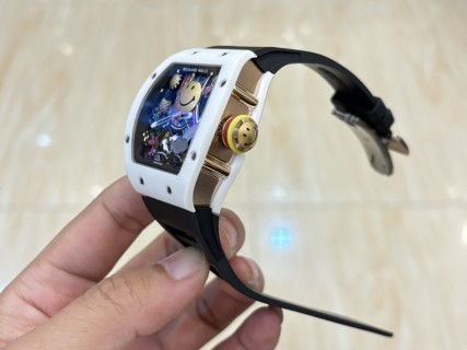 Richard Mille RM 88 Smiley Automatic Tourbillon White view 3