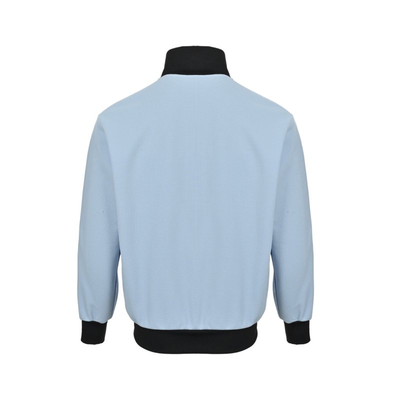 Adidas Classic Track Jacket Light Blue with Burgundy Stripes view