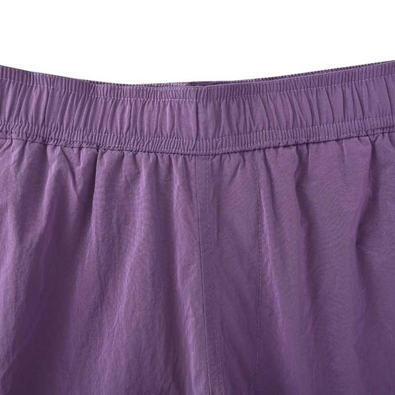 Stone Island Purple Nylon Shorts view