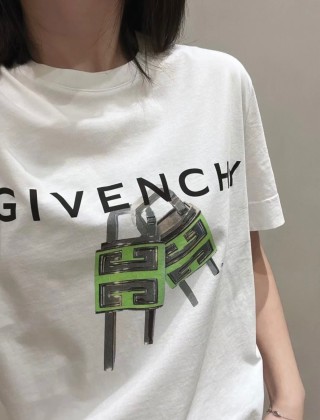 Givenchy Graphic White T-Shirt view 5