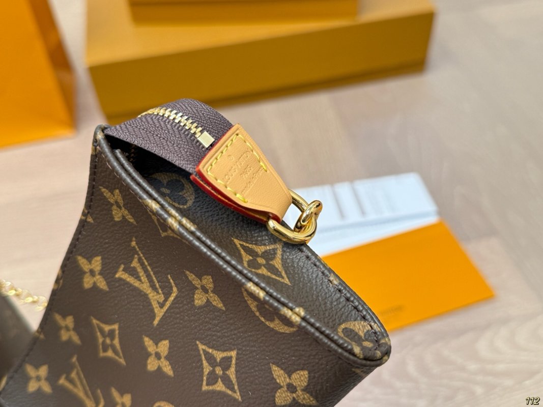 Louis Vuitton Monogram Bucket Bag with Pouch view