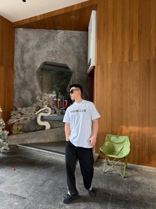 Moncler Logo White T-Shirt view 4