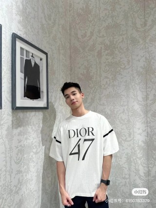 Dior 47 White Short Sleeve T-Shirt view 3
