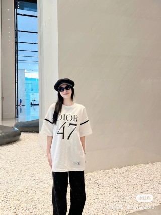 Dior 47 White Short Sleeve T-Shirt view 4