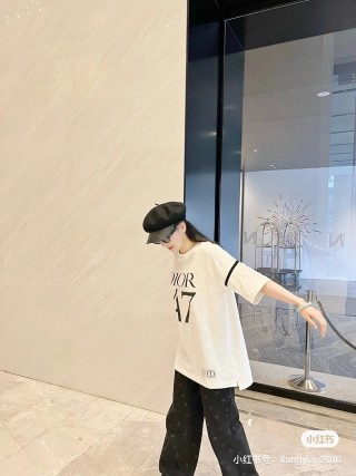 Dior 47 White Short Sleeve T-Shirt view 5