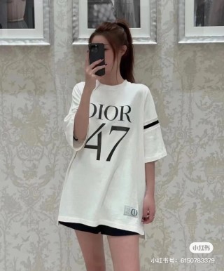 Dior 47 White Short Sleeve T-Shirt view 6