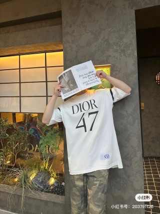 Dior 47 White Short Sleeve T-Shirt view 7