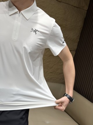 Arc'teryx Black Short-Sleeve Polo Shirt view 11