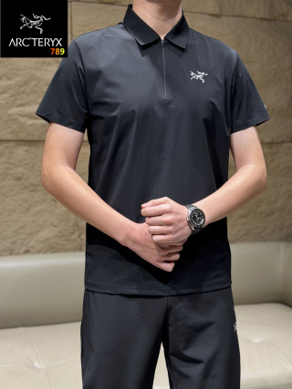 Arc'teryx Black Short-Sleeve Polo Shirt view 4