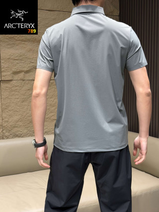 Arc'teryx Black Short-Sleeve Polo Shirt view 7