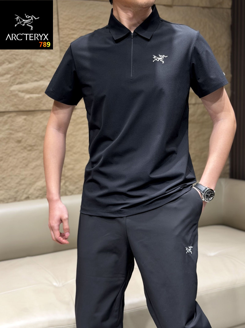 Arc'teryx Black Short-Sleeve Polo Shirt view