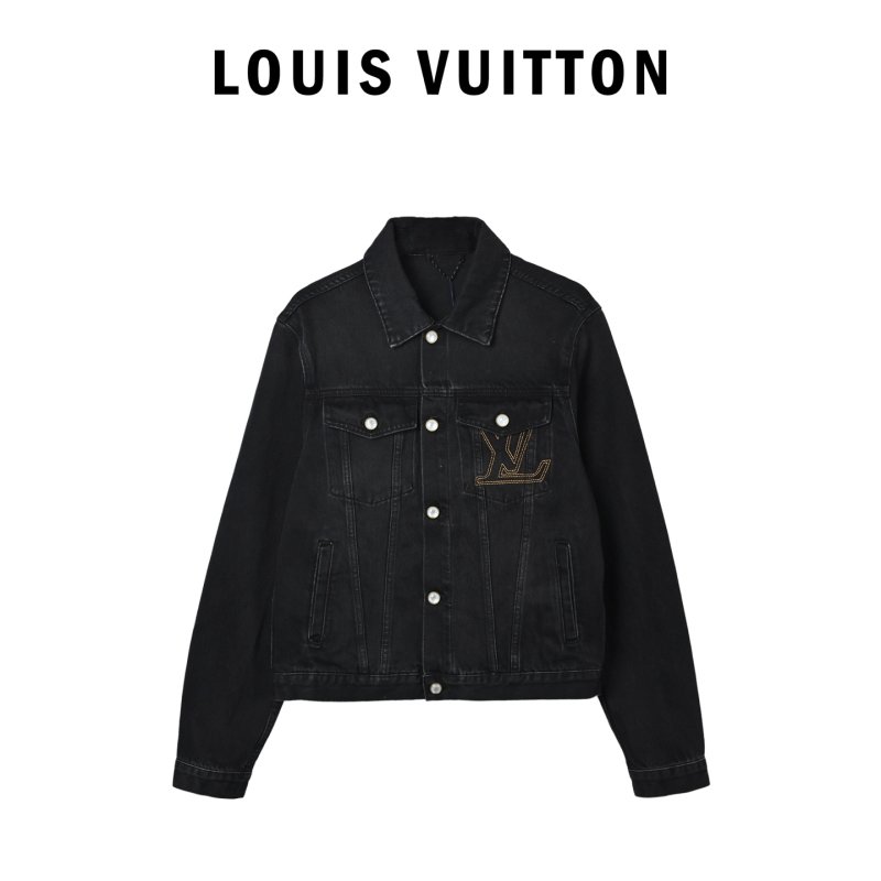 Essentials Black Denim Jacket view