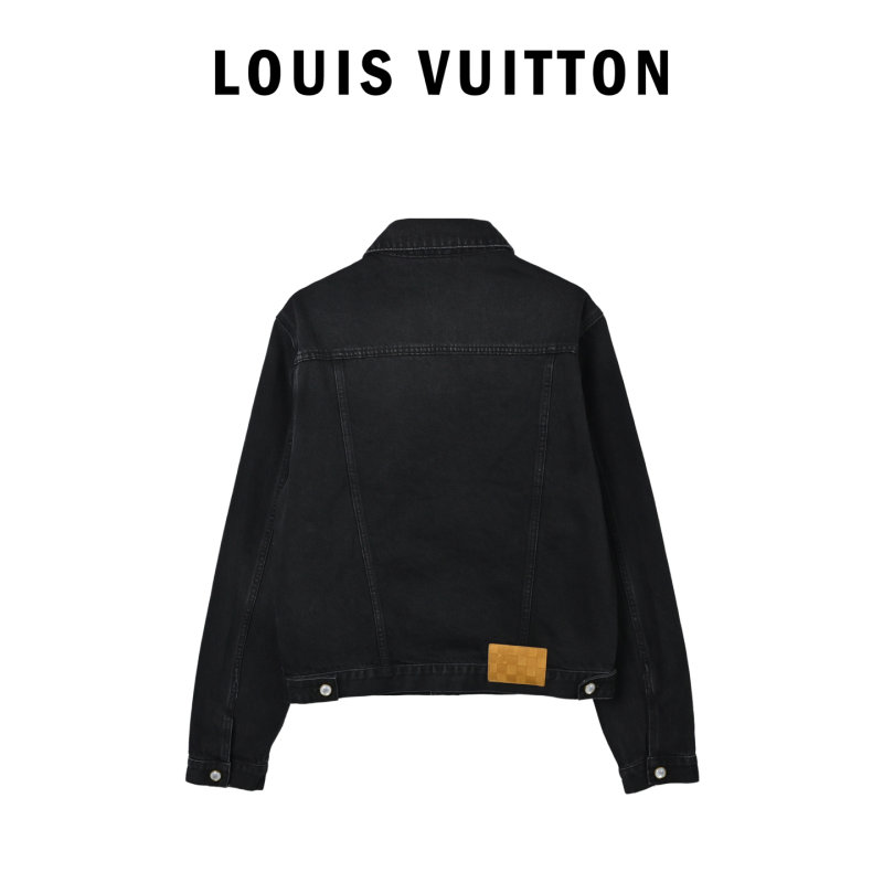 Essentials Black Denim Jacket view