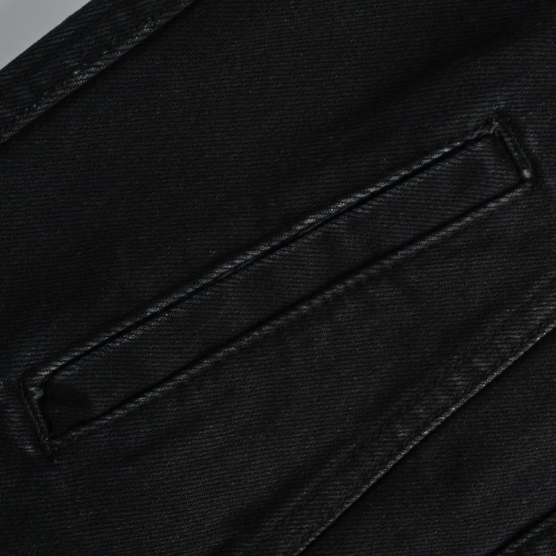Essentials Black Denim Jacket view
