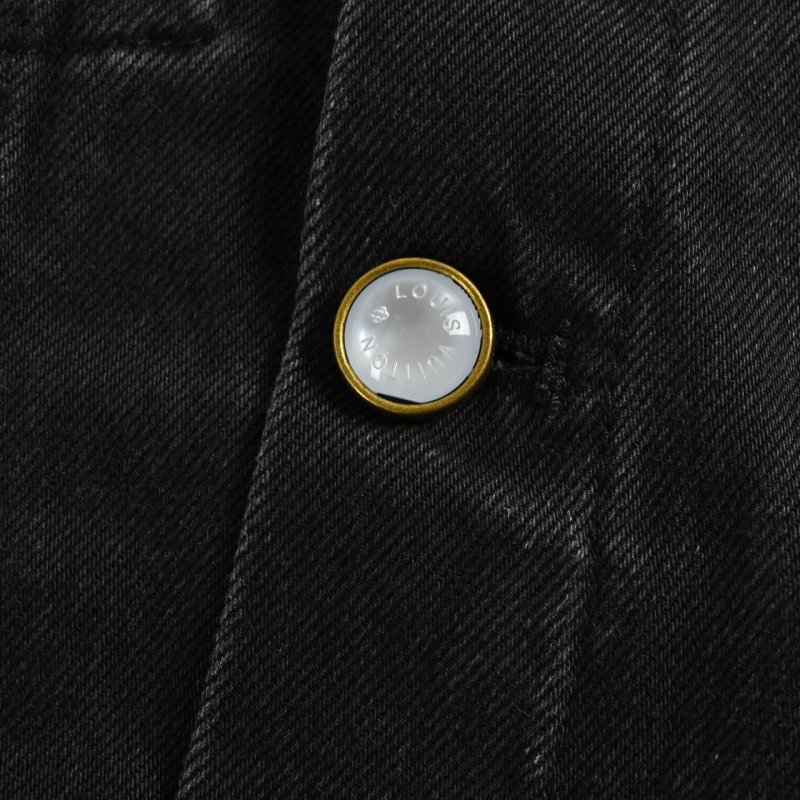 Essentials Black Denim Jacket view
