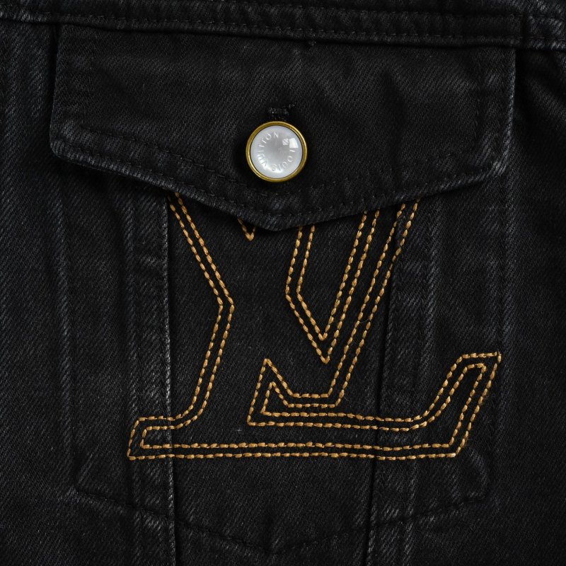 Essentials Black Denim Jacket view
