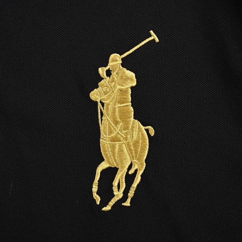 Ralph Lauren Black Gold Pony Polo Shirt view