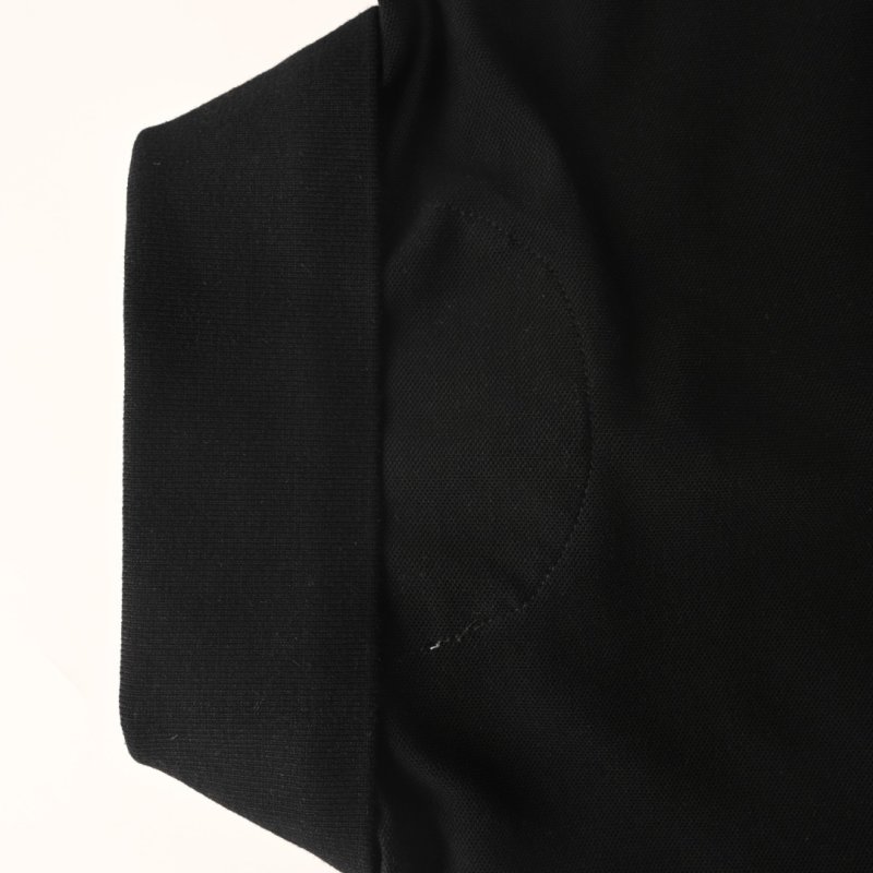 Essentials Black Short-Sleeve Polo Shirt view