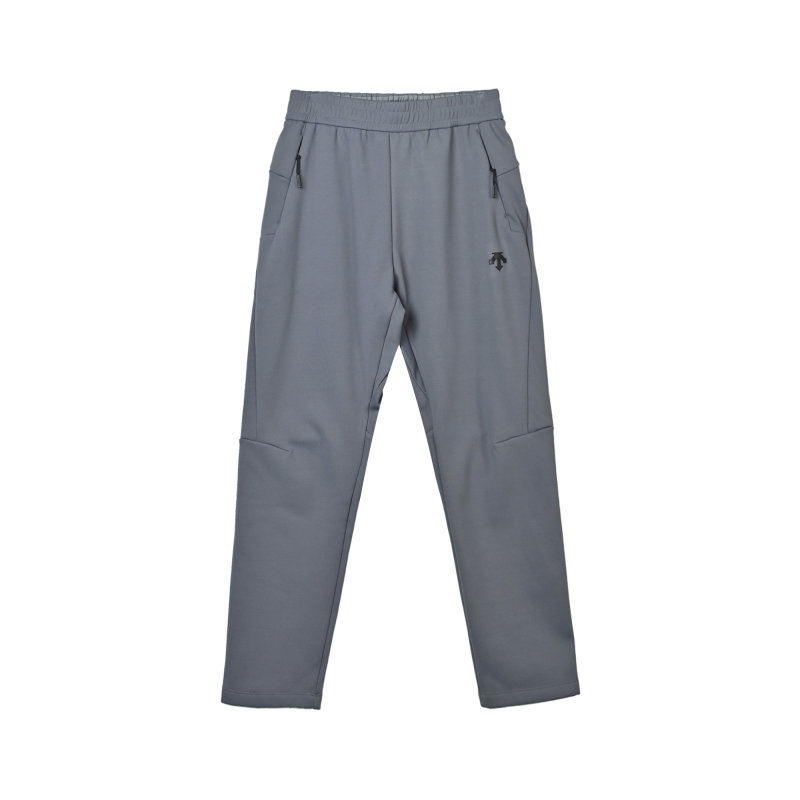 Grey Relaxed Fit Track Pants with Embroidered Logo view