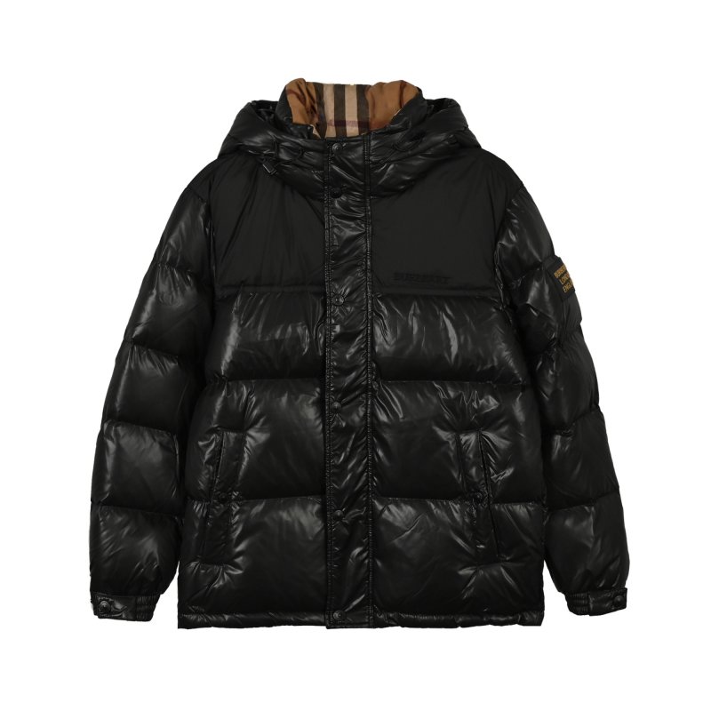 Black Puffer Down Jacket – Oversized Winter Coat view