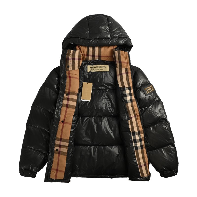 Black Puffer Down Jacket – Oversized Winter Coat view